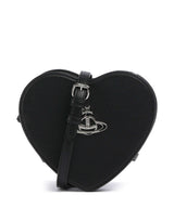 Vivienne Westwood Louise Heart Grain Torba przez ramię black
