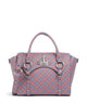 Vivienne Westwood Betty Saffiano Printed Medium Torebka blue/orange tartan