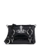 Vivienne Westwood Kim Embossed Croc Torba przez ramię black