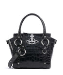 Vivienne Westwood Betty Embossed Croc Small Torebka black