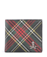 Vivienne Westwood Saffiano Printed Portfel chelsea tartan