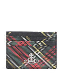 Vivienne Westwood Saffiano Printed Etui na karty kredytowe chelsea tartan