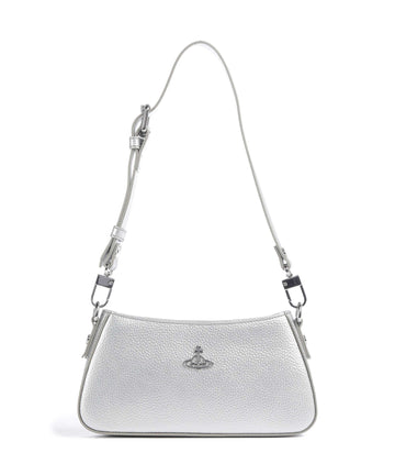 Vivienne Westwood Tasha Grain Torba na ramię silver