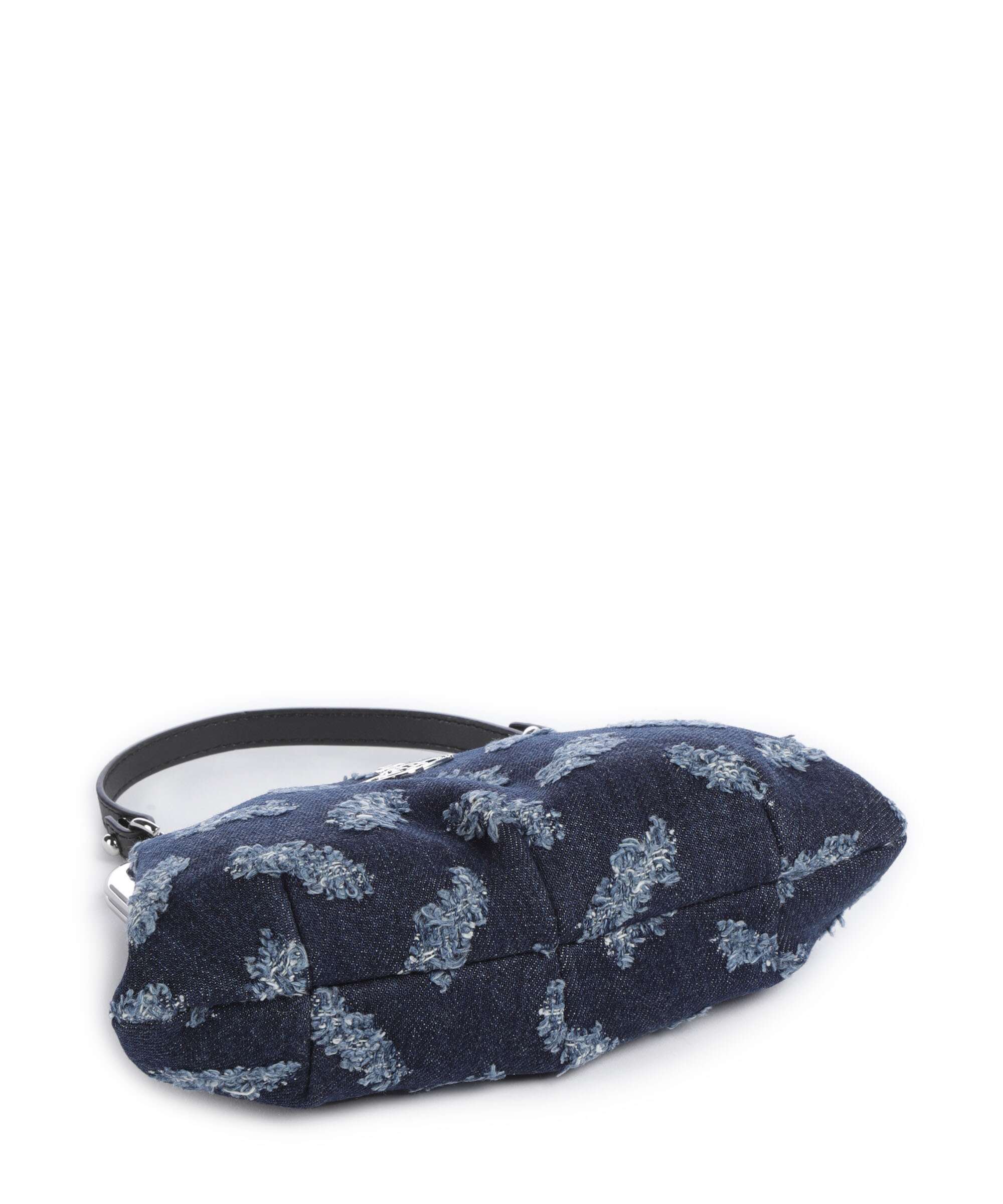 Vivienne Westwood Granny Frame Ripped Denim Crossbody bag indigo