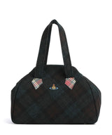Vivienne Westwood Archive Harris Tweed Check Large Torba na zakupy dark check