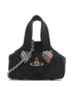 Vivienne Westwood Archive Harris Tweed Check Mini Torba przez ramię dark check
