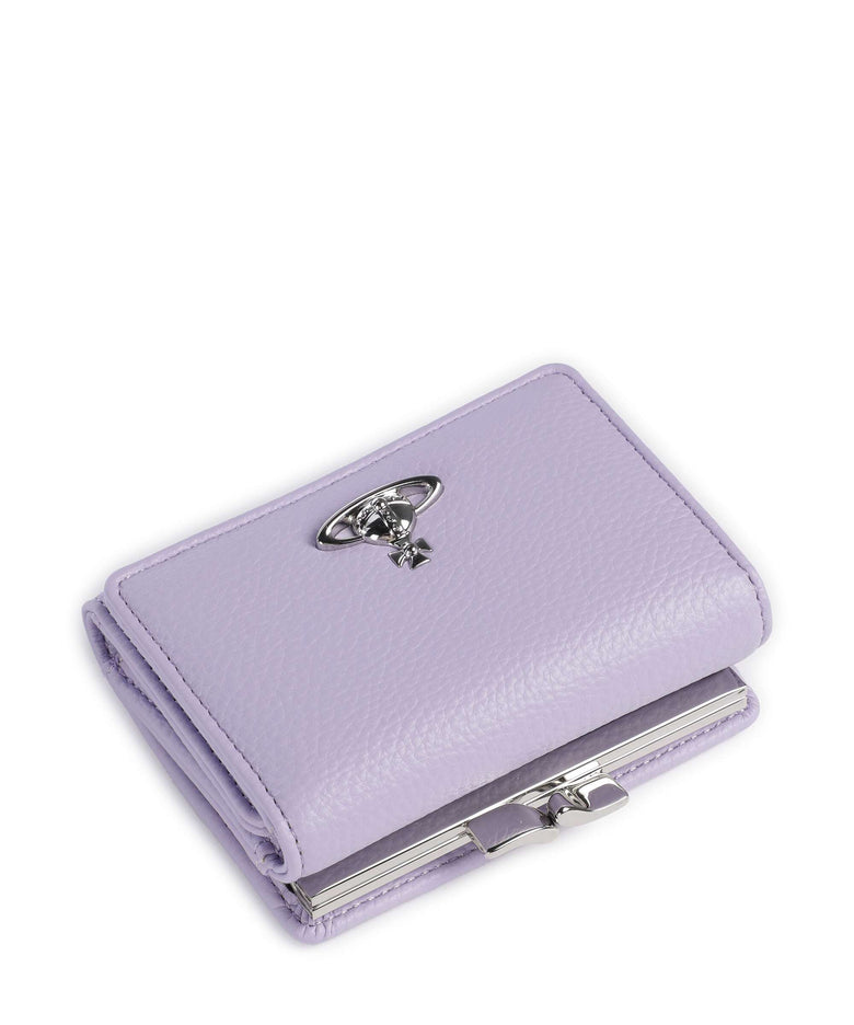 Vivienne Westwood Frame Grain Small Wallet lilac