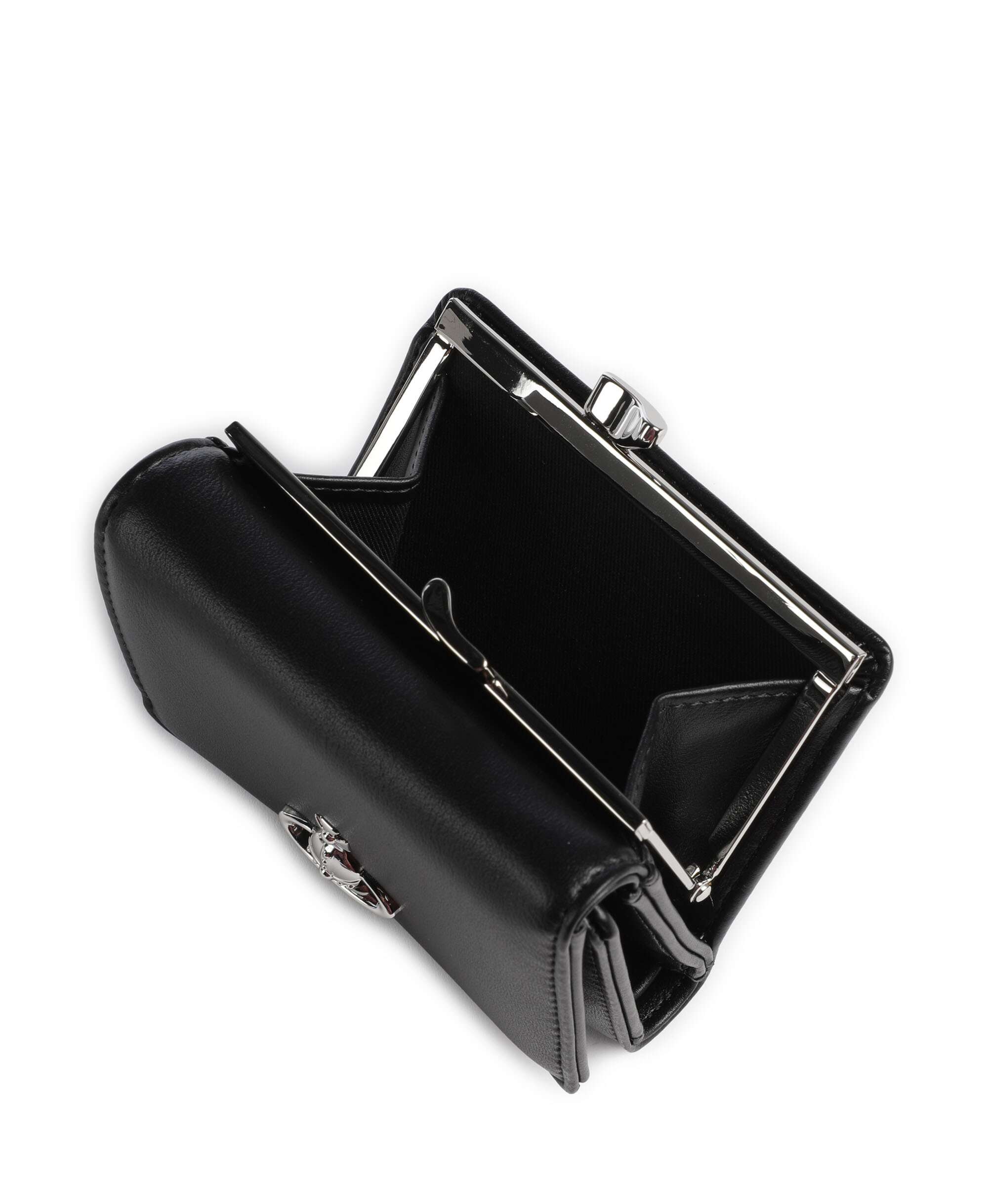 Vivienne Westwood Frame Smooth Small Wallet black
