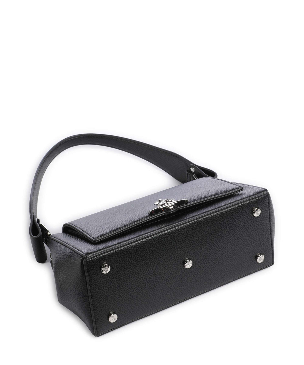 Vivienne Westwood Hazel Grain Medium Shoulder bag black