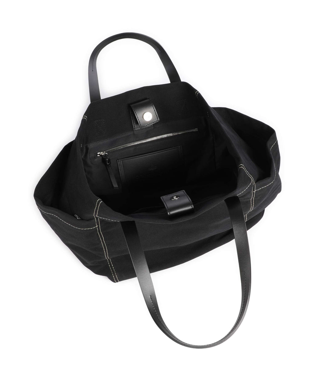 Vivienne Westwood Henry Canvas Medium Tote bag black