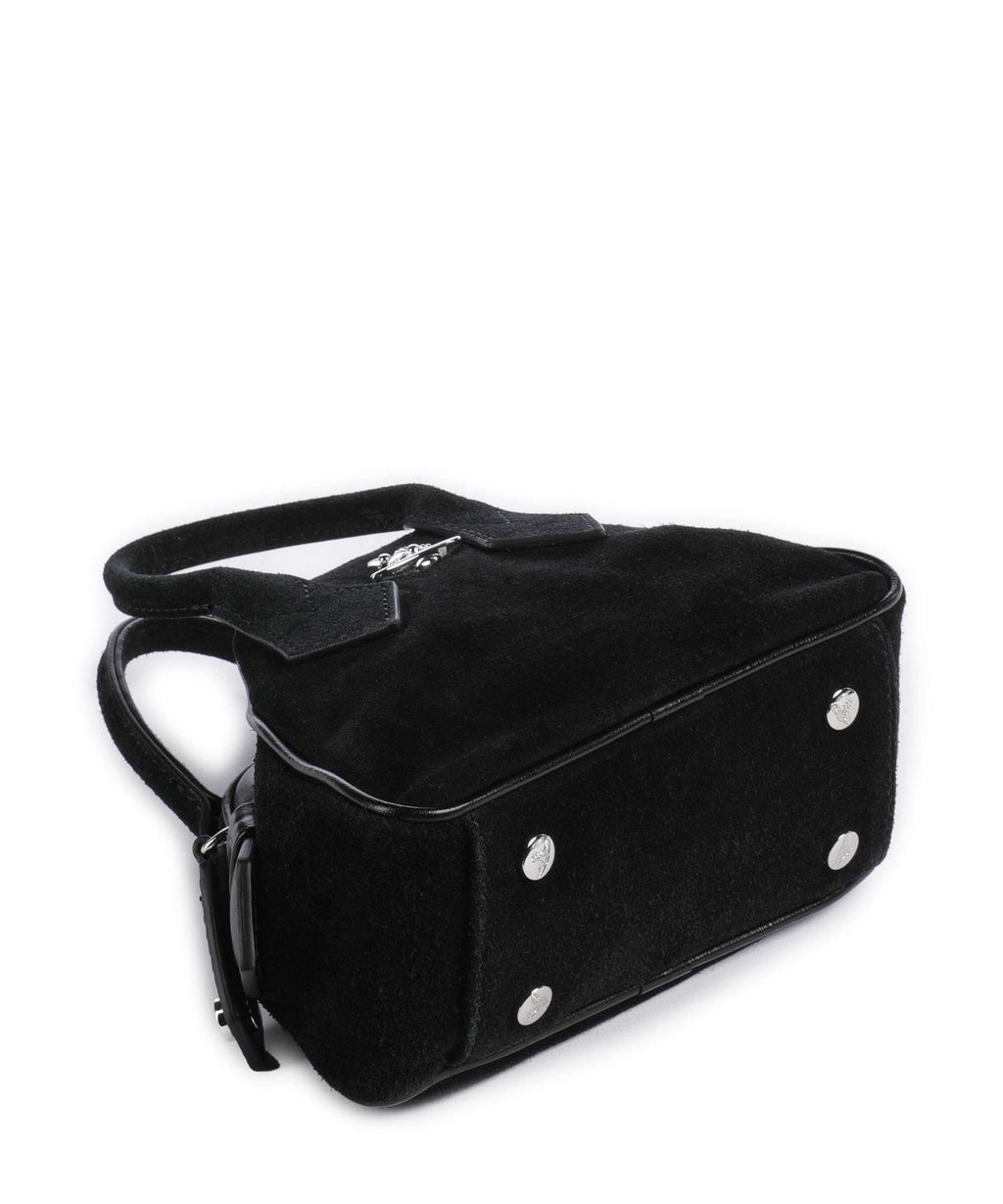 Vivienne Westwood Yasmine Suede Mini Crossbody bag black