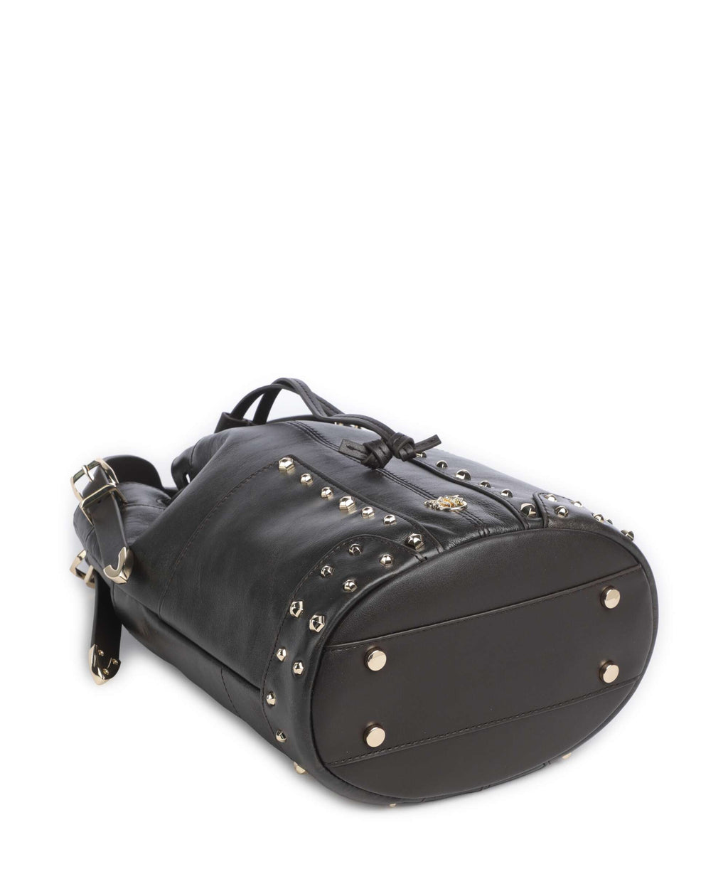 Pinko Mini Bucket bag dark brown/gold