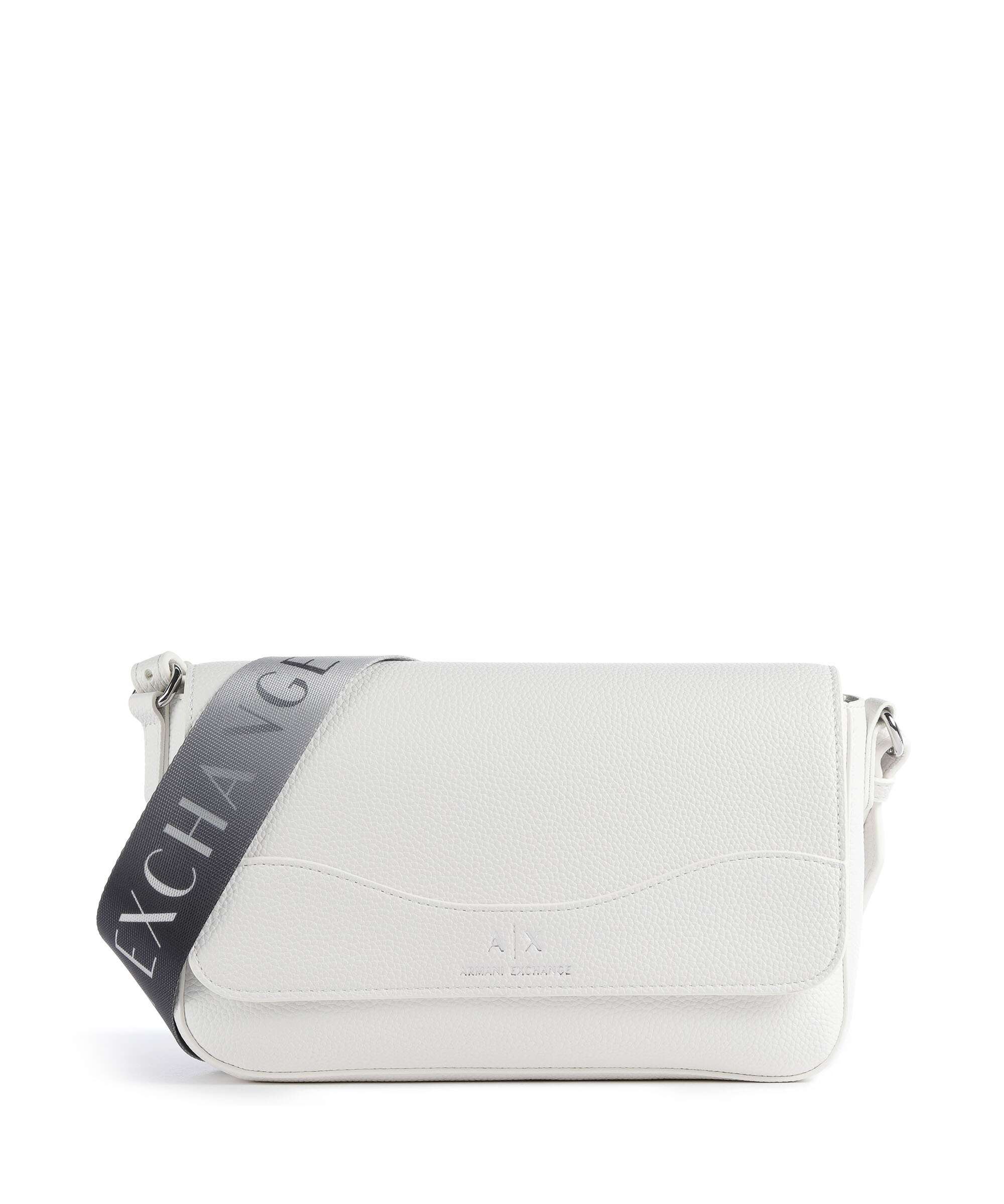 Armani Exchange Wave Crossbody bag bianco