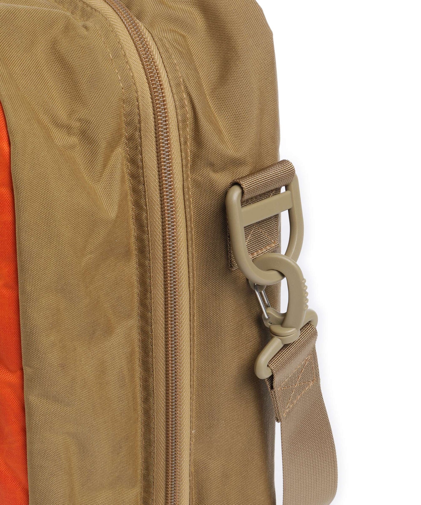 Filson Cordura Nylon Surveyor Pullmann Pack Backpack bag dark tan/flame