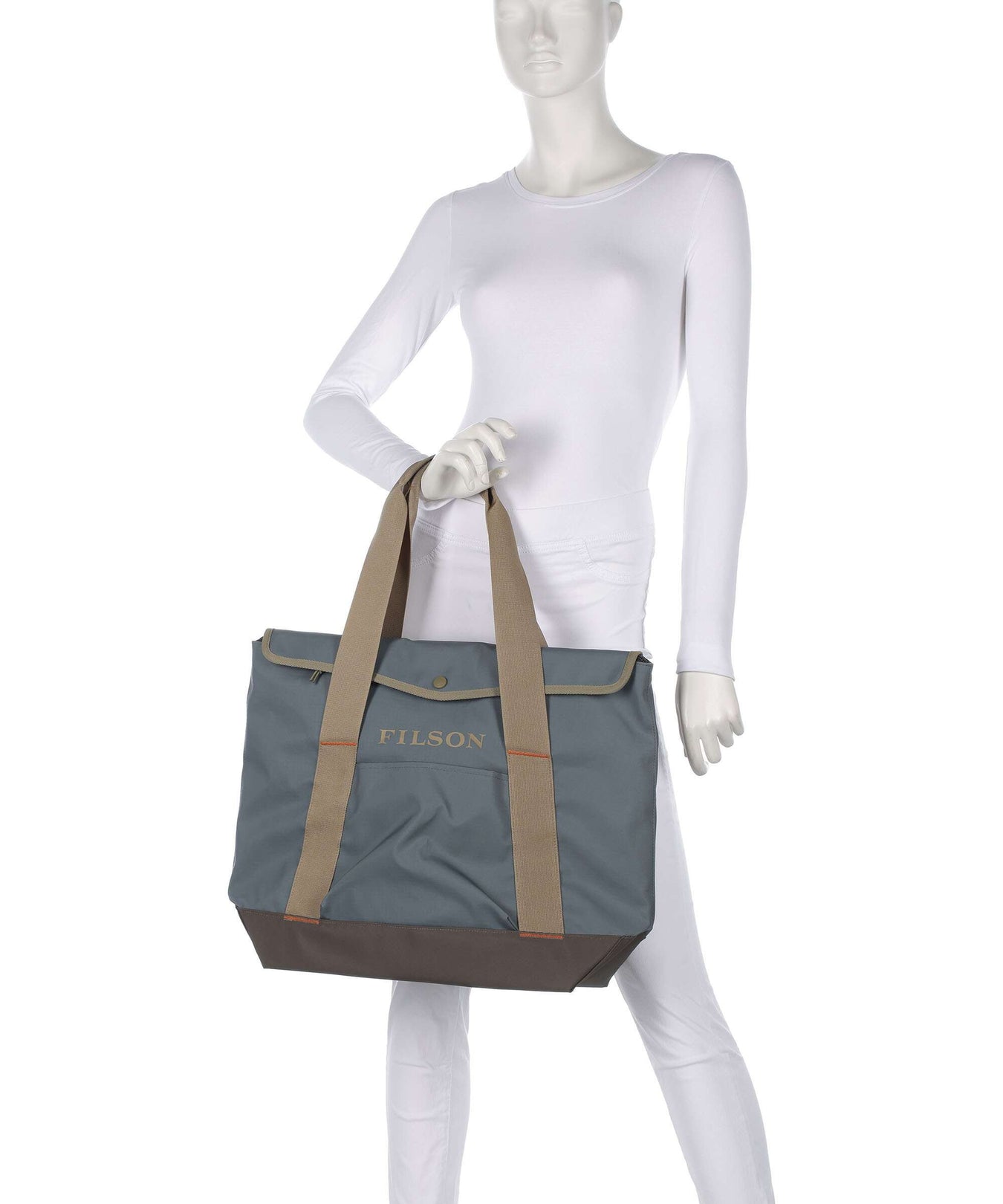 Filson Printed Shrub Tote bag slate