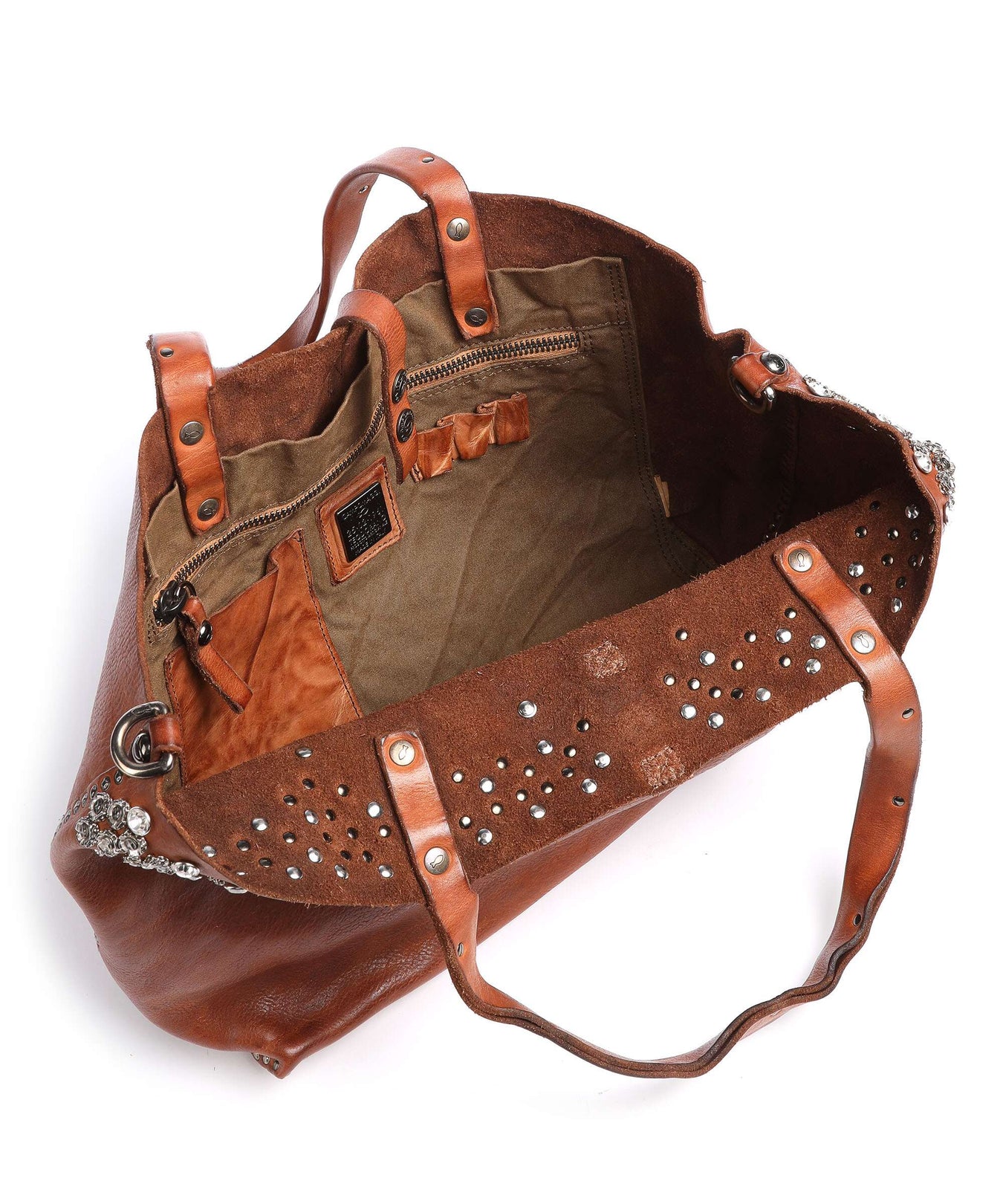 Campomaggi Tote bag azzurro/polvere