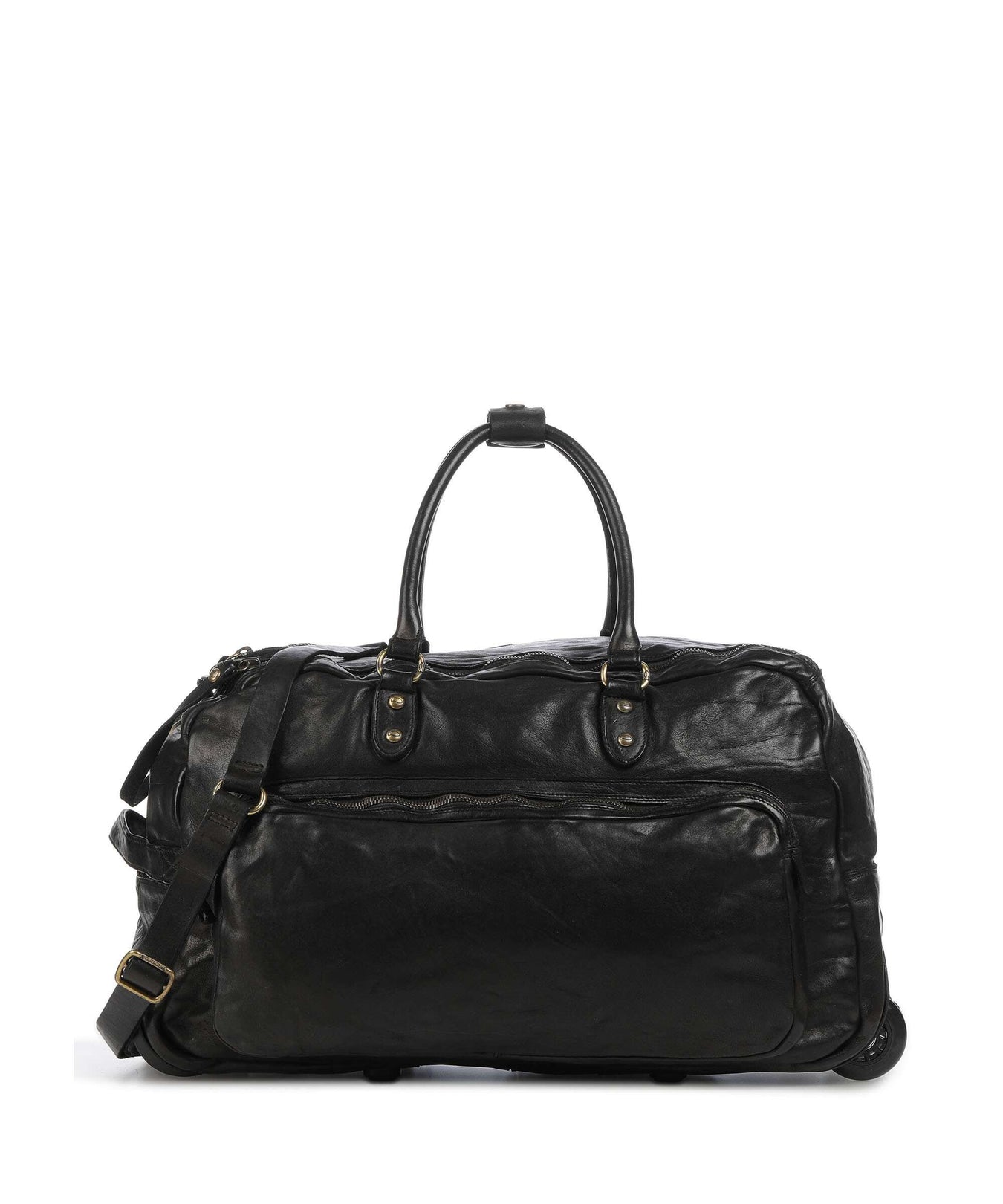 Campomaggi Travel bag with wheels nero