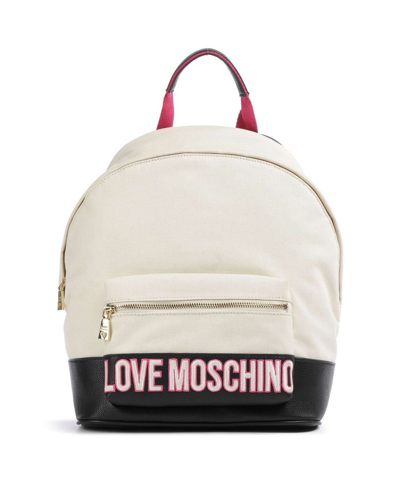 Love Moschino Free Time Backpack nero/fuxia/avorio