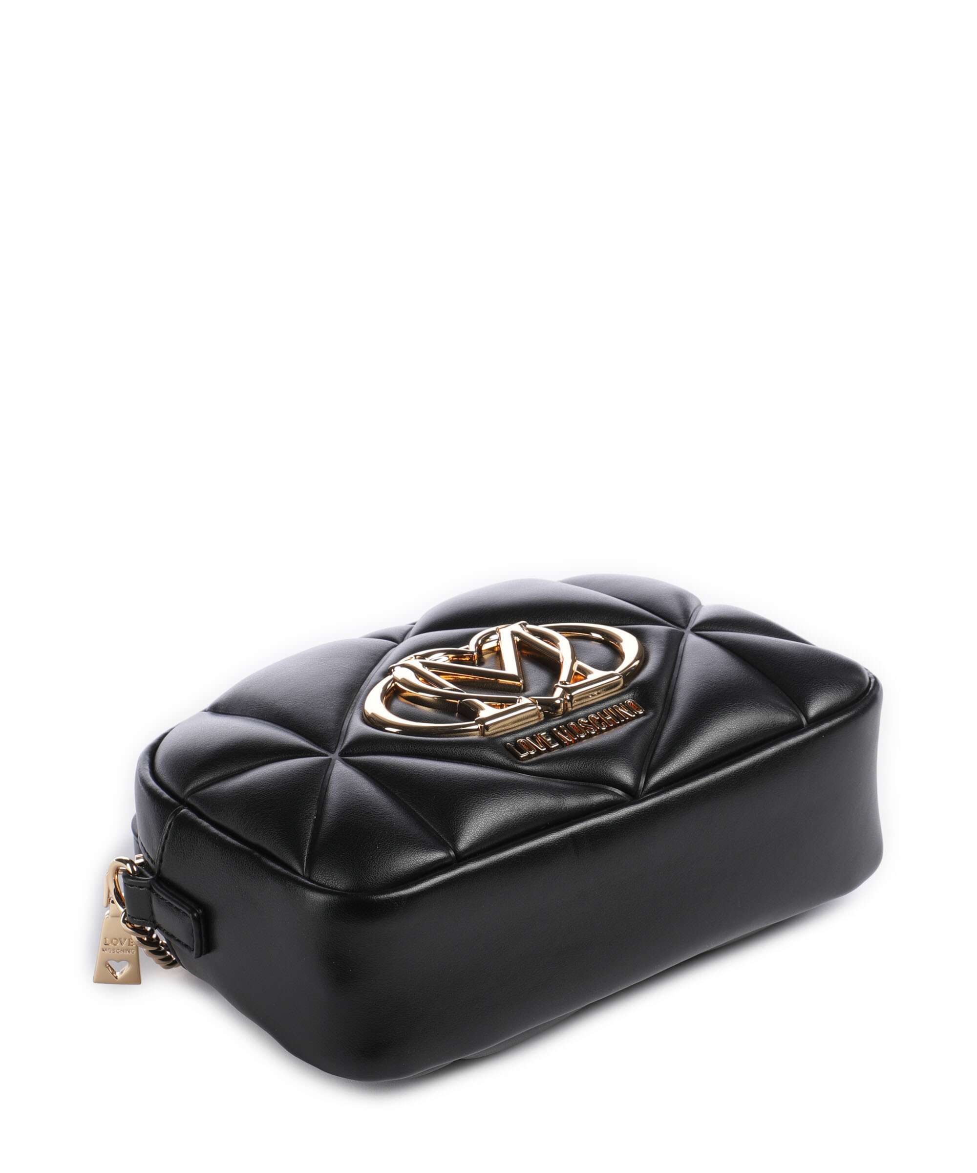 Love Moschino Embossed Q Crossbody bag black