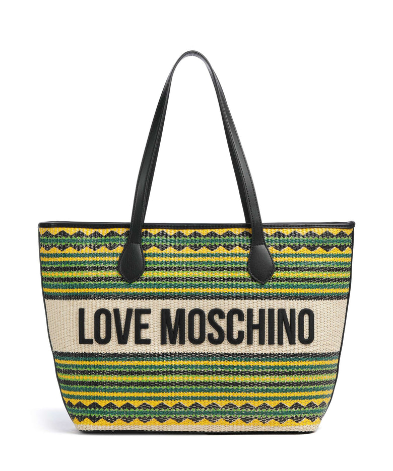 Love Moschino Sunset Stripes Tote bag multicolour/black