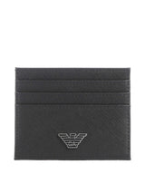 Emporio Armani Business Regenerated Etui na karty kredytowe black