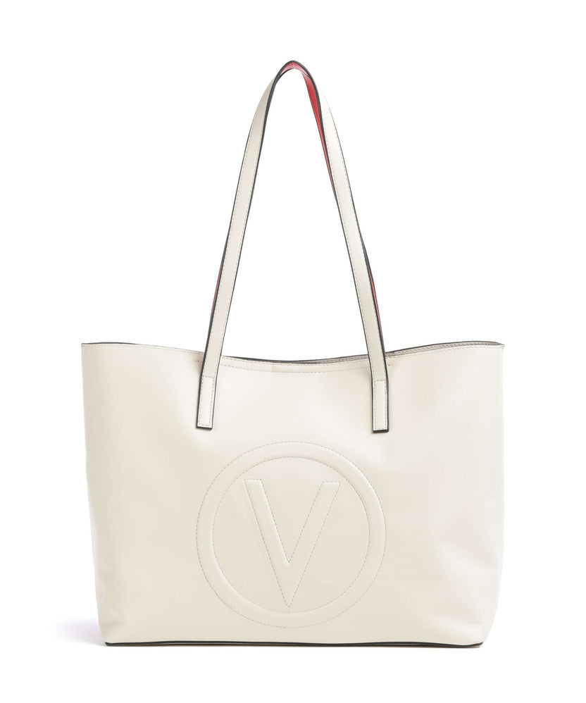 Valentino Bags Selena Re Tote bag ecru/corallo