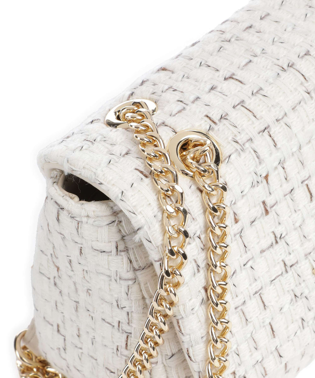 Valentino Bags Tweed Shoulder bag off white/multicolour