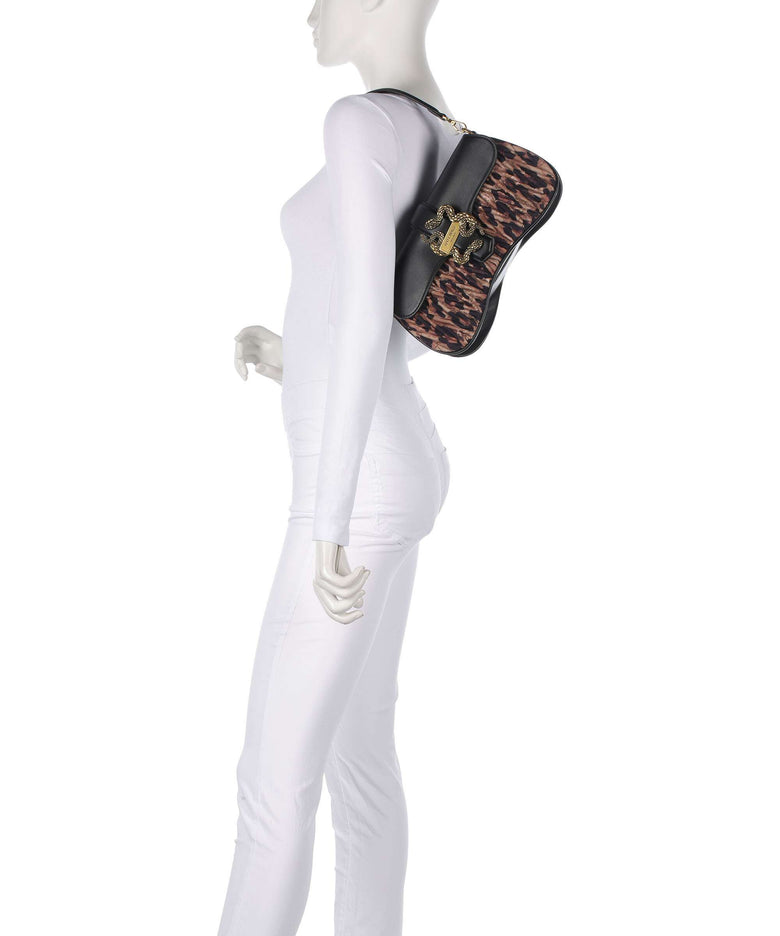 Just Cavalli Iconic Snakes Shoulder bag iconic leo print/black
