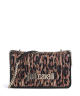 Just Cavalli Torba na ramię iconic leo print/black