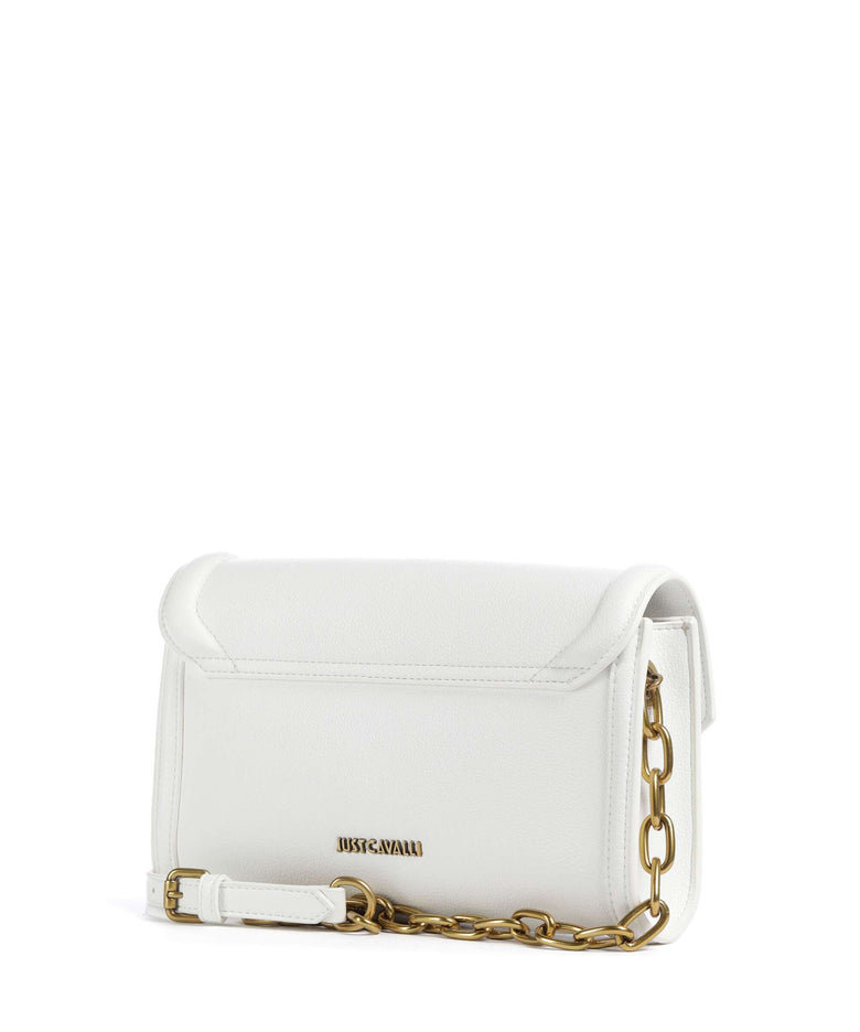 Just Cavalli Crossed Laces Crossbody bag white
