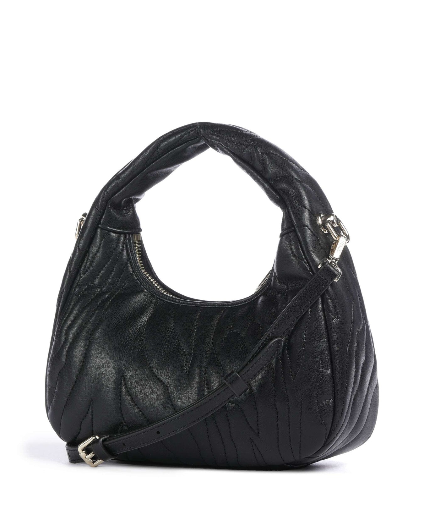 Just Cavalli Quilted Zebra Handbag black