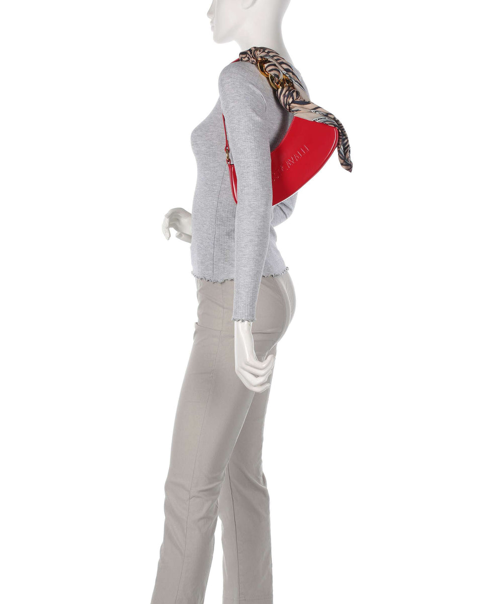 Just Cavalli Chain Foulard Shoulder bag barbados cherry 