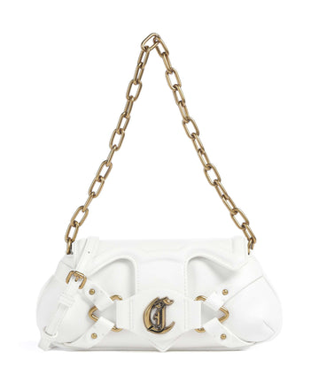 Just Cavalli Crossed Laces Torba na ramię white