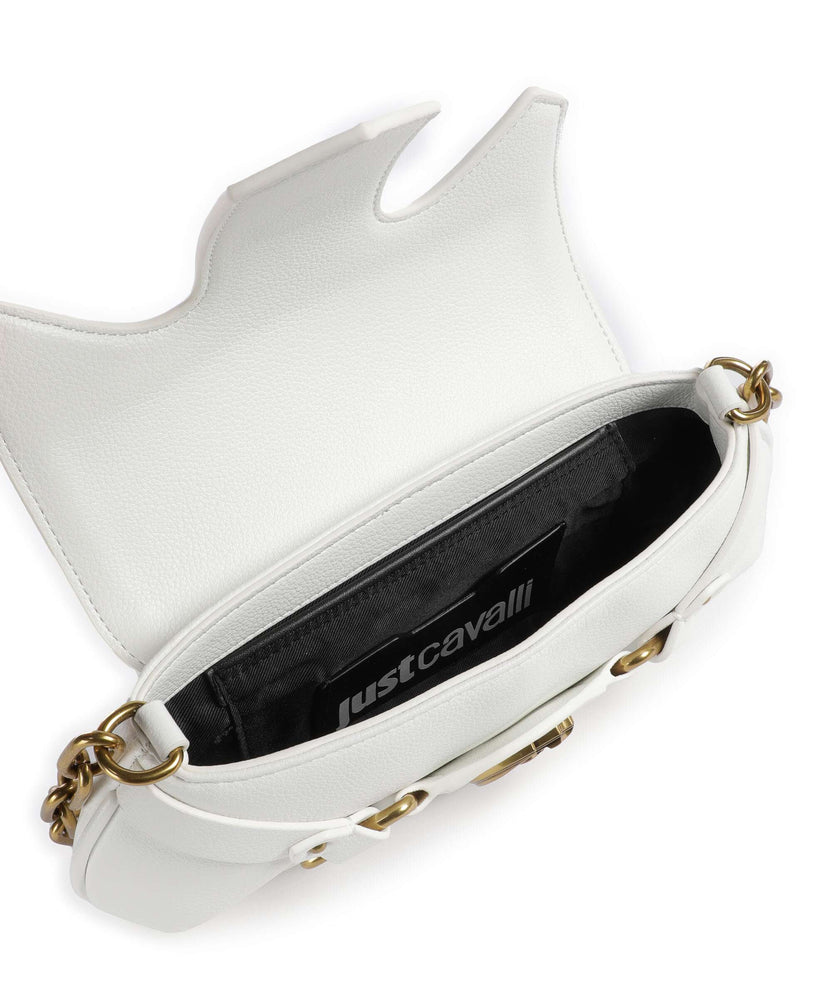 Just Cavalli Crossed Laces Shoulder bag white