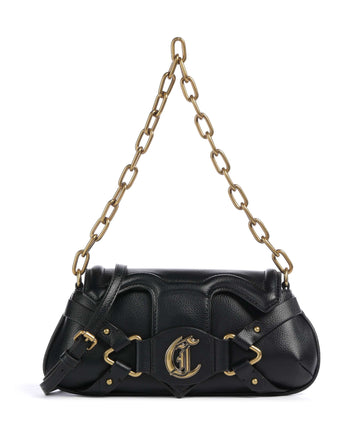 Just Cavalli Crossed Laces Torba na ramię black