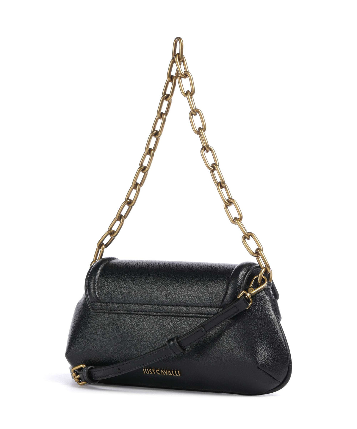 Just Cavalli Crossed Laces Shoulder bag black