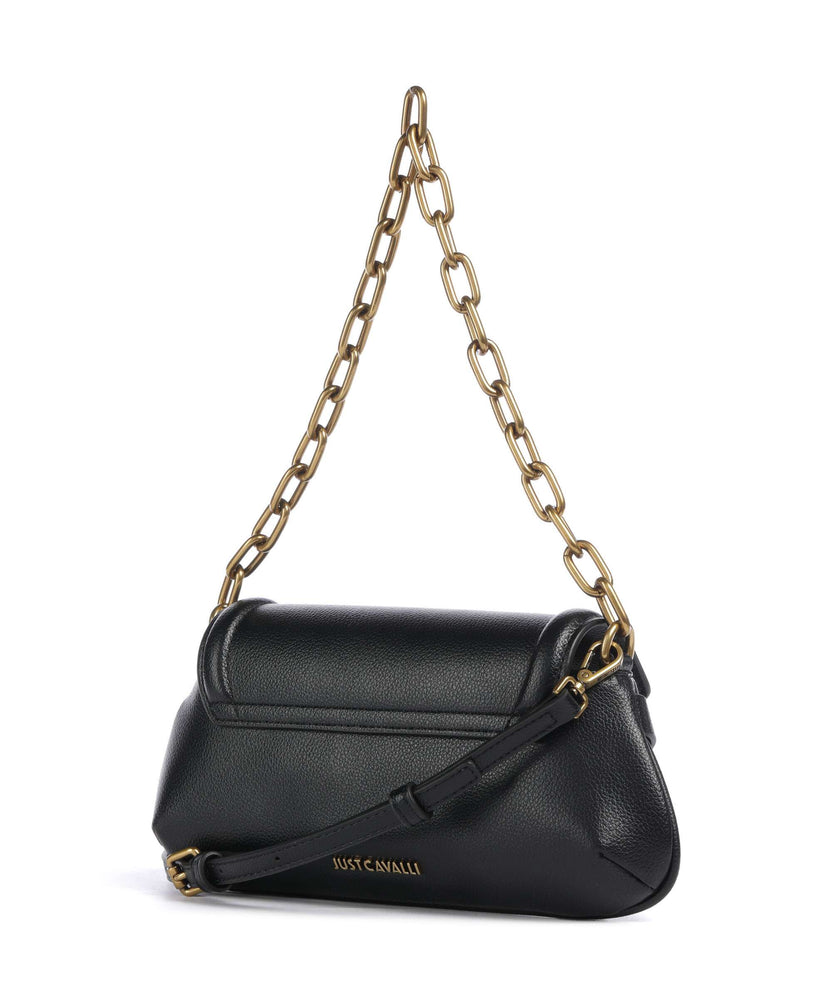 Just Cavalli Crossed Laces Shoulder bag black