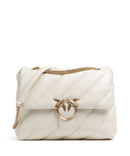 Pinko Love Puff Big Torba na ramię bianco seta/antique gold