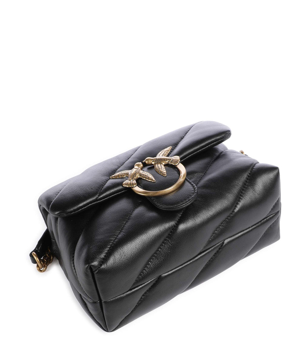 Pinko Love Puff Mini Shoulder bag nero/antique gold
