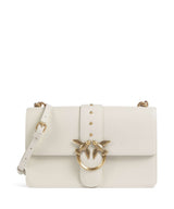 Pinko Love One Classic Torba przez ramię bianco seta/antique gold