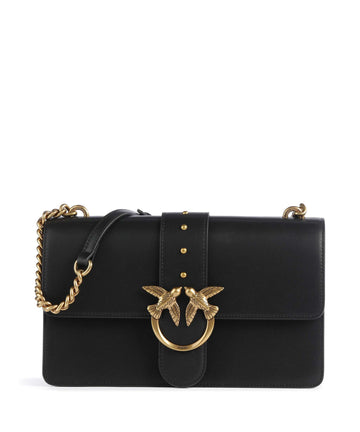 Pinko Love One Classic Torba przez ramię nero/antique gold