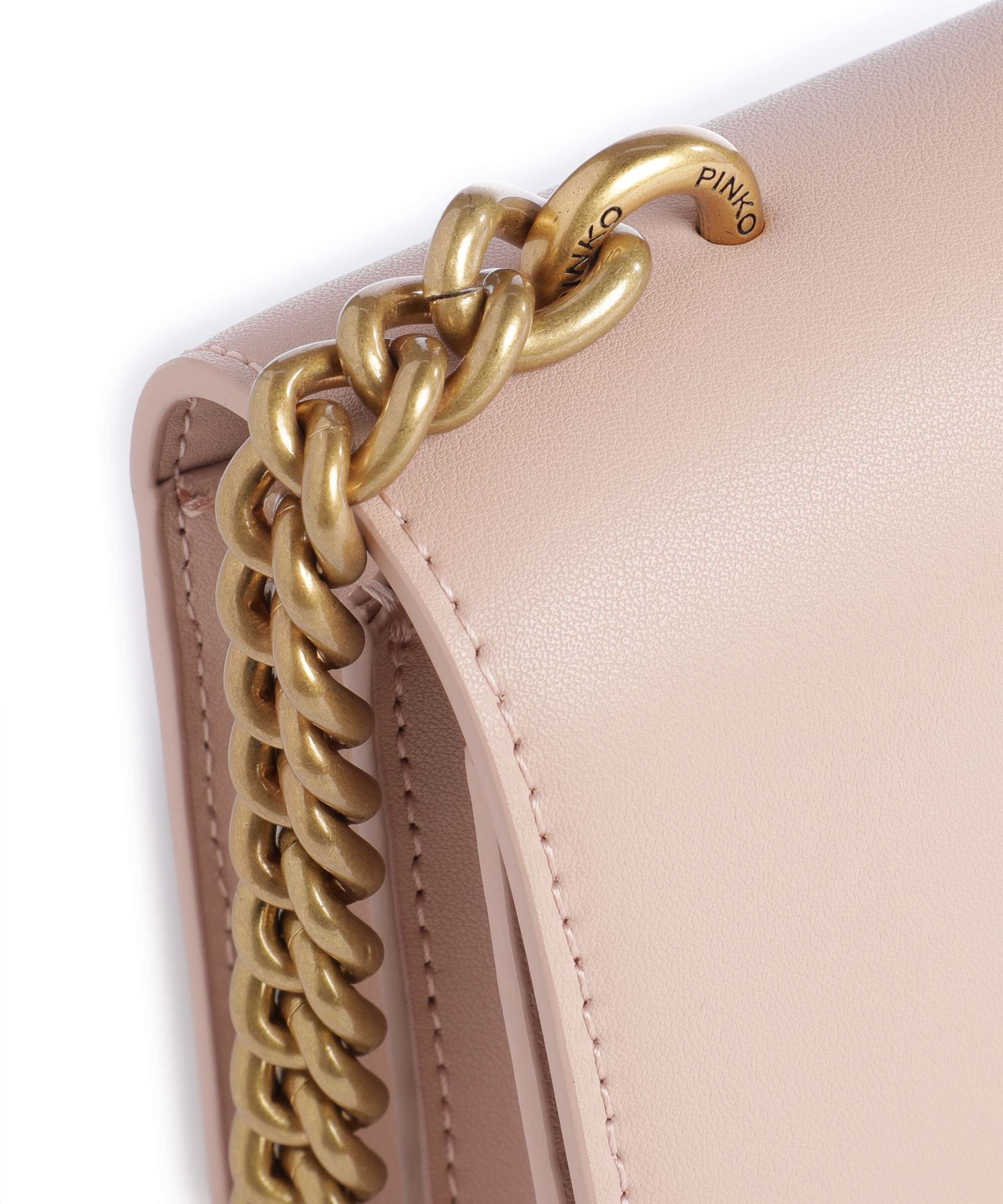Pinko Love One Mini Crossbody bag cipria
