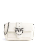 Pinko Love One Pocket Portfel bianco seta/old silver