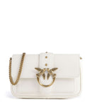 Pinko Love One Pocket Portfel bianco seta/antique gold