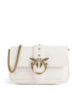 Pinko Love One Pocket Portfel bianco seta/antique gold