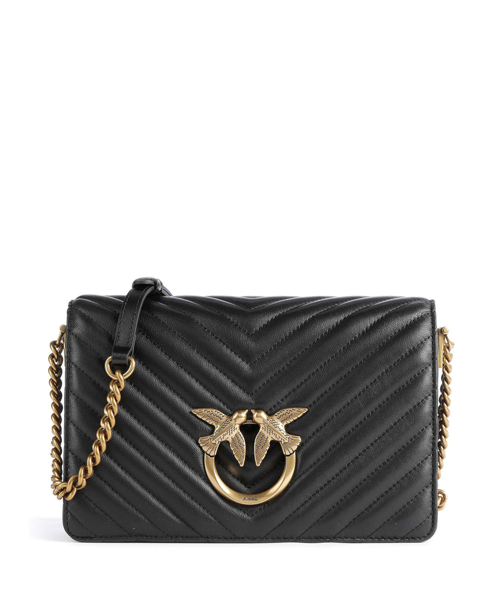 Pinko Love Click Classic Crossbody bag nero/antique gold