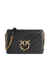 Pinko Love Click Classic Torba przez ramię nero/antique gold