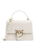 Pinko Love One Classic Torebka bianco seta/antique gold