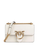 Pinko Love One Mini Torba na ramię bianco seta/antique gold