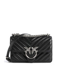 Pinko Love One Mini Shoulder bag nero/old silver